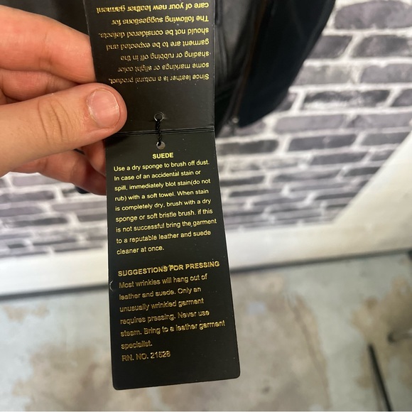 REED EST. 1950 Women's Jacket Genuine Lambskin Leather Biker Fashion Coat - Picture 12 of 16